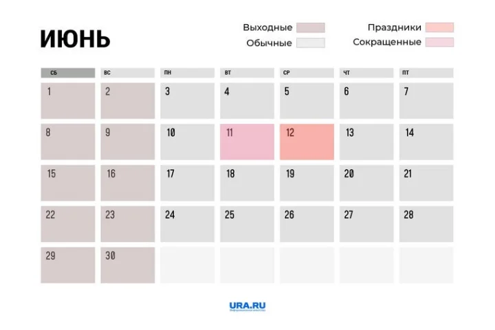 Длительные июньские выходные: как россиянам организовать девятидневный отдых