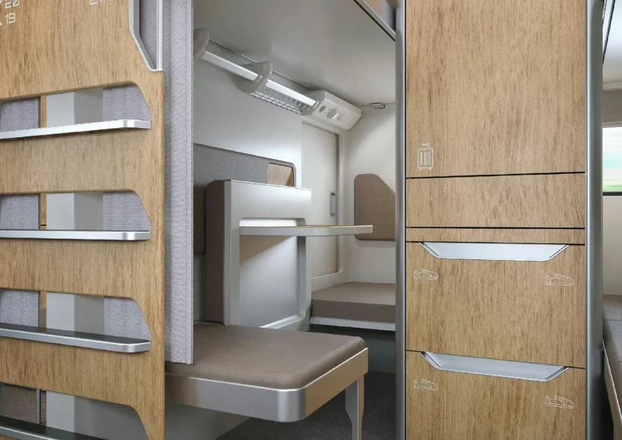 РЖД представили революционный формат плацкарта без верхних полок