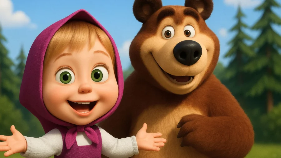 «Покрытая» героиня: глава Роскино объяснила популярность «Маши и Медведя» в мусульманских странах