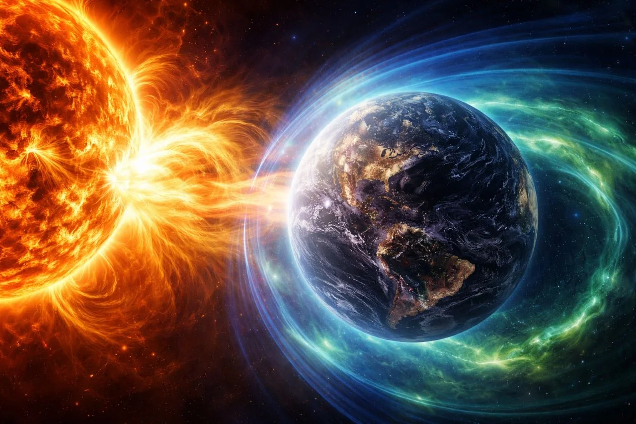 Красный уровень угрозы: Землю накрывает мощная магнитная буря силой до 6 баллов 19 марта 2026 года
