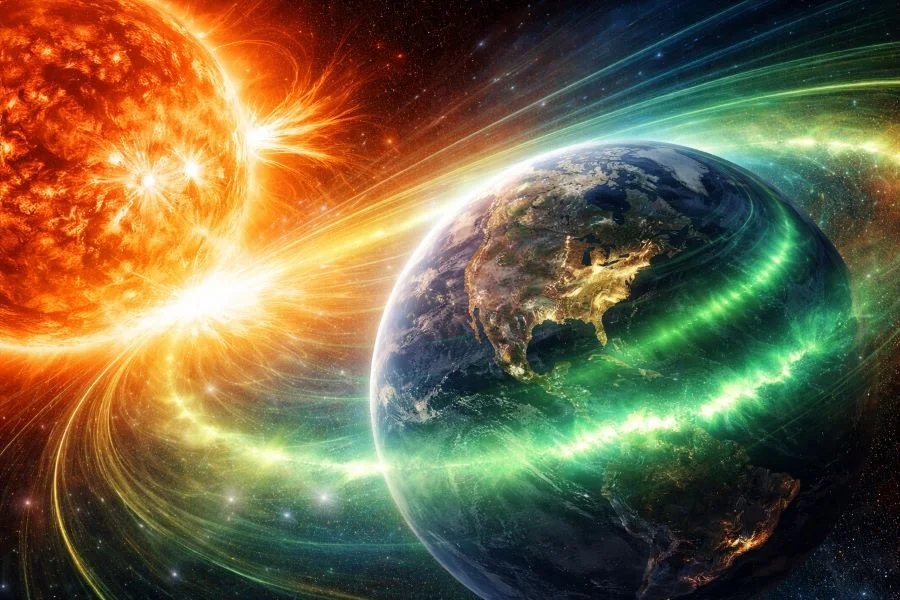Земля под ударом: 6-балльная магнитная буря накрыла планету 11 апреля 2026 года