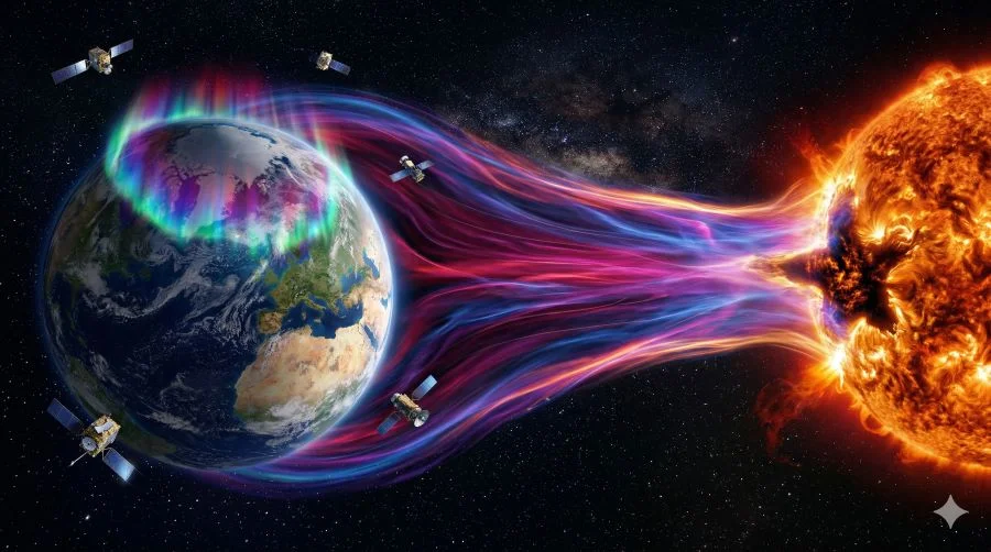 Землю накрыла мощная шестибалльная магнитная буря 4 апреля 2026 года уровня G2 — чего ждать и как пережить опасный день