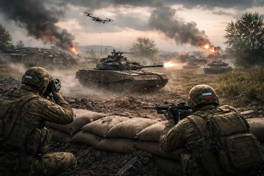 Последняя сводка СВО от Юрия Подоляки на вечер 14 апреля 2026 года: российские войска развивают наступление южнее Доброполья