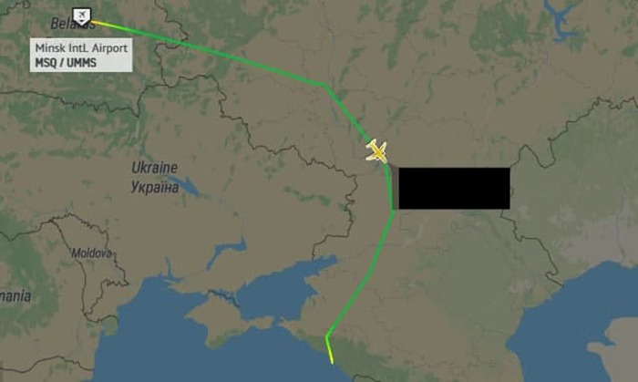 Самолет Лукашенко Украина не пустила в свое воздушное пространство