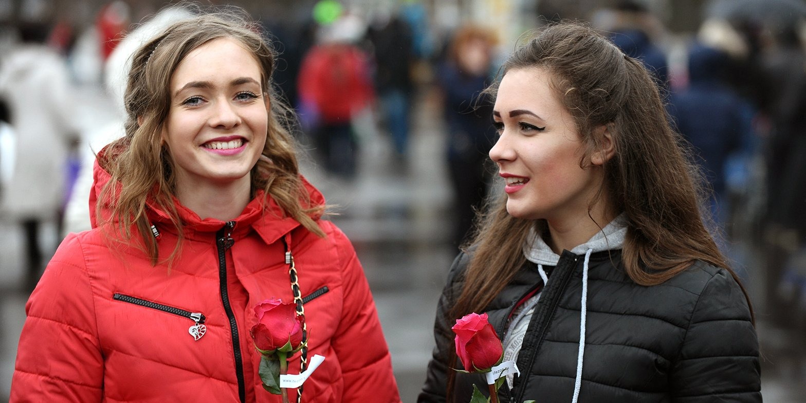 В Москве 8 марта будут бесплатно раздавать букеты цветов