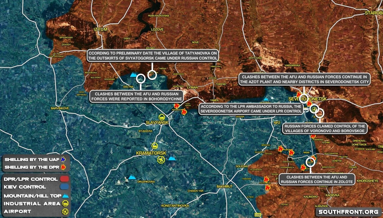 Битва за Северодонецк: опубликована карта боевых действий на сегодня, 9 июня